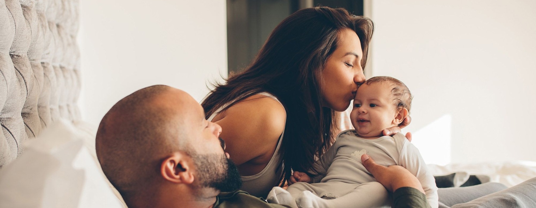 a family spending time together